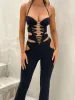 ADELINA JUMPSUIT BLACK sold by Outcast Clothing