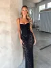 ANYA MAXI DRESS BLACK sold by Outcast Clothing