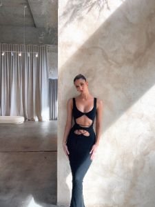 LUNA MAXI DRESS BLACK - OUTCAST EXCLUSIVES sold by Outcast Clothing