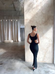 LUNA MAXI DRESS BLACK - OUTCAST EXCLUSIVES sold by Outcast Clothing