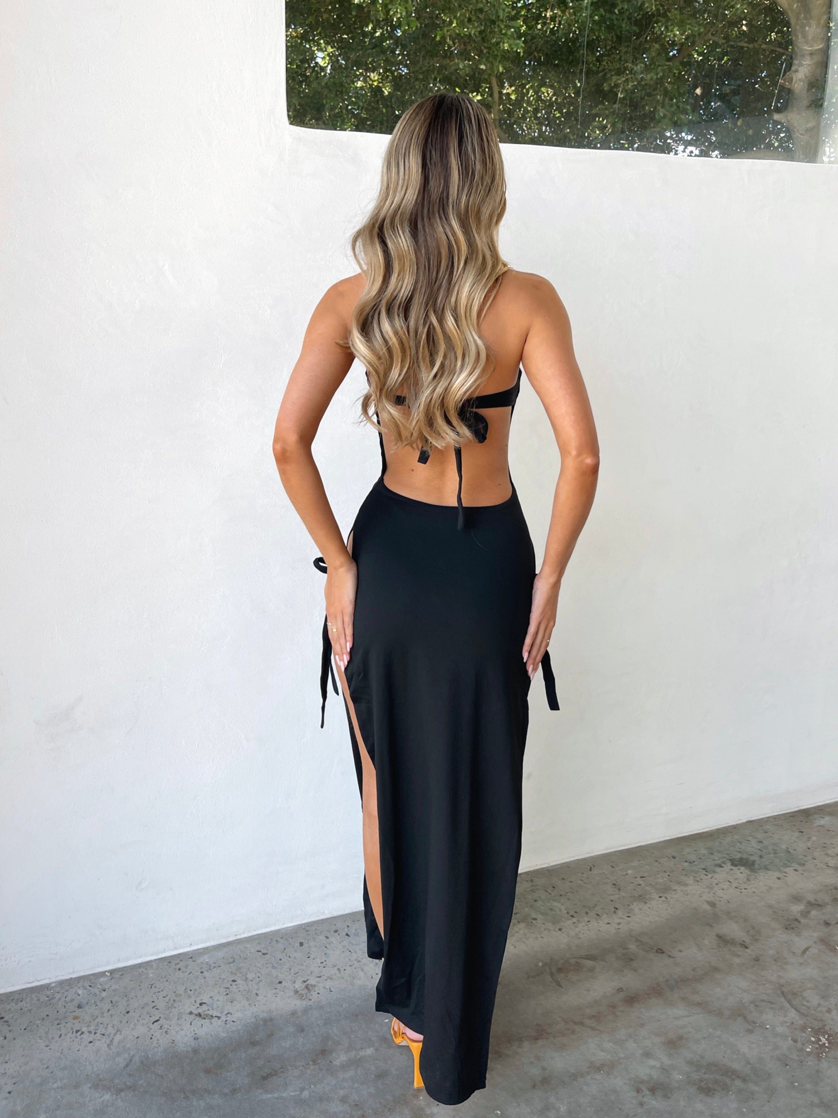 GAIA MAXI DRESS BLACK sold by Outcast Clothing product image thumbnail 4