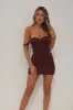 ZANA MINI DRESS DARK MAUVE sold by Outcast Clothing