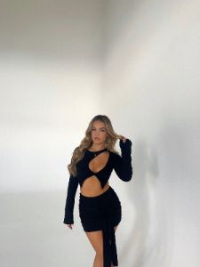 FEEL GOOD CROP TOP BLACK - OUTCAST EXCLUSIVES sold by Outcast Clothing