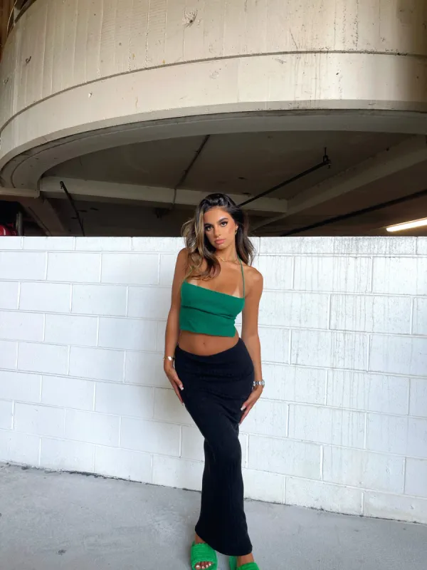 TULUM MAXI SKIRT BLACK - OUTCAST EXCLUSIVES sold by Outcast Clothing