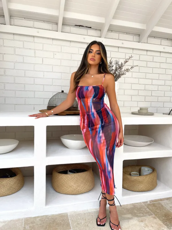 SPICE GIRL MESH MAXI DRESS - OUTCAST EXCLUSIVES sold by Outcast Clothing