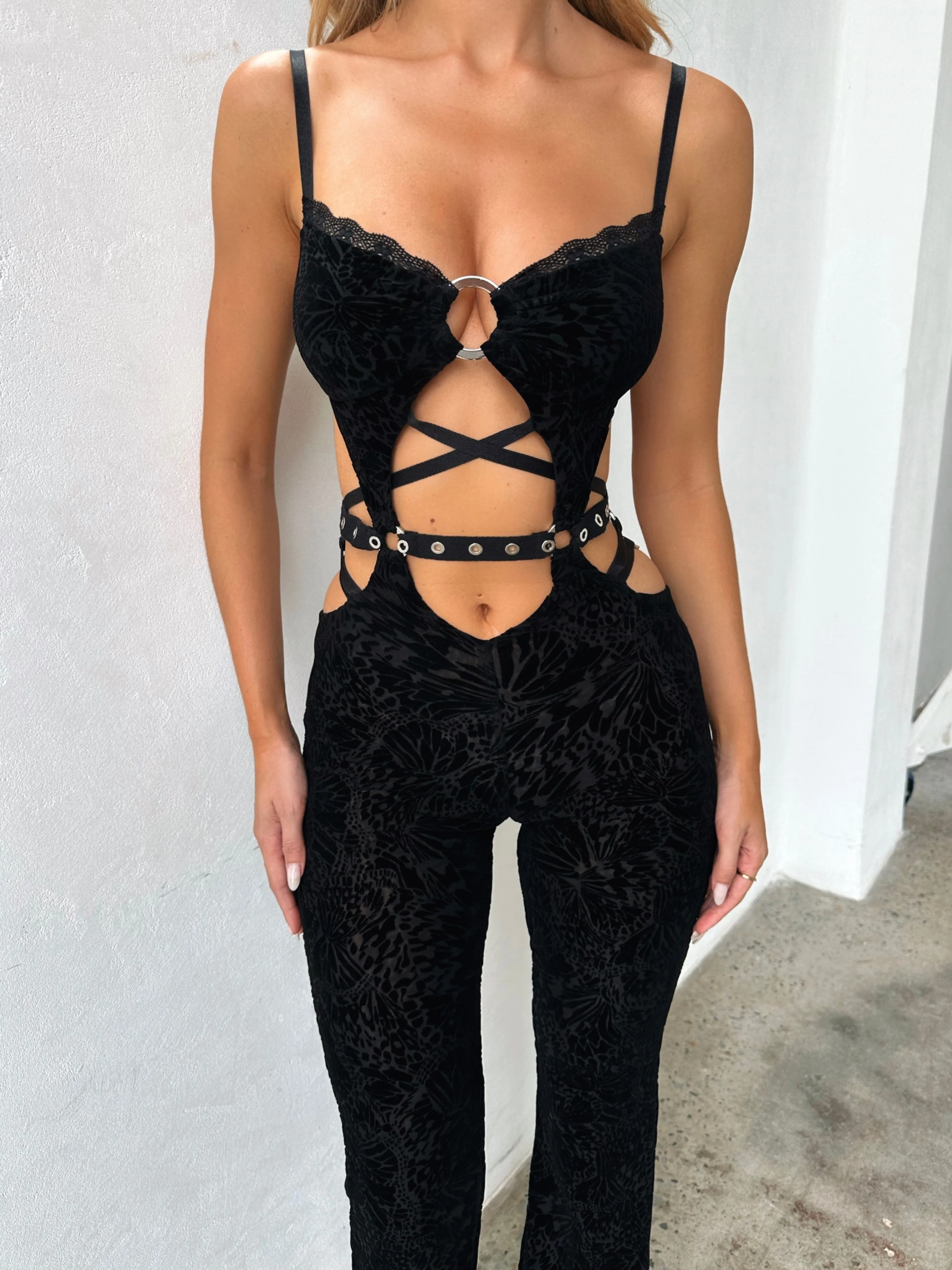 LULU JUMPSUIT BLACK sold by Outcast Clothing product image thumbnail 3