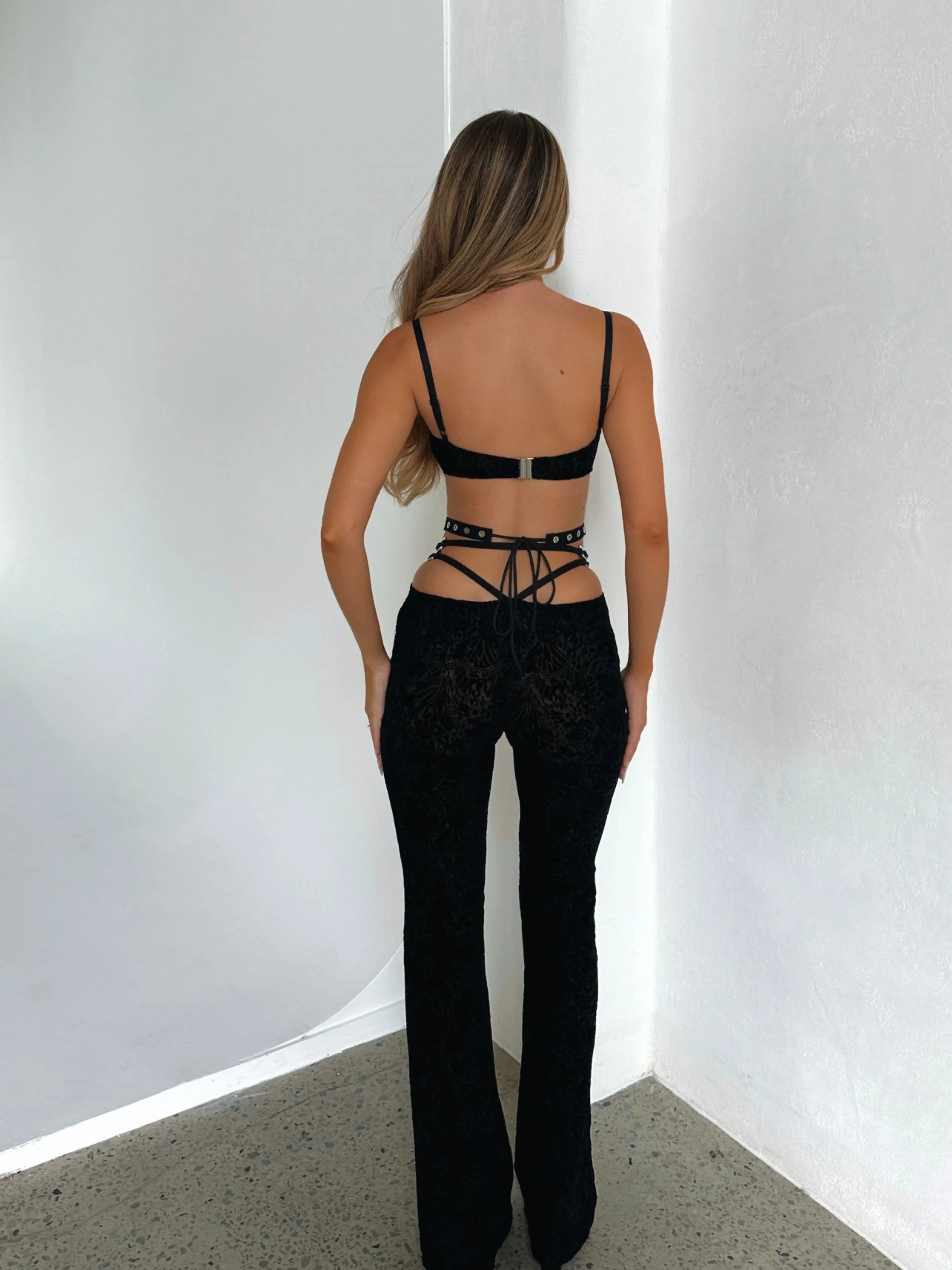 LULU JUMPSUIT BLACK sold by Outcast Clothing product image thumbnail 4