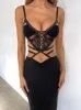 HYPNOTISE MAXI DRESS BLACK sold by Outcast Clothing