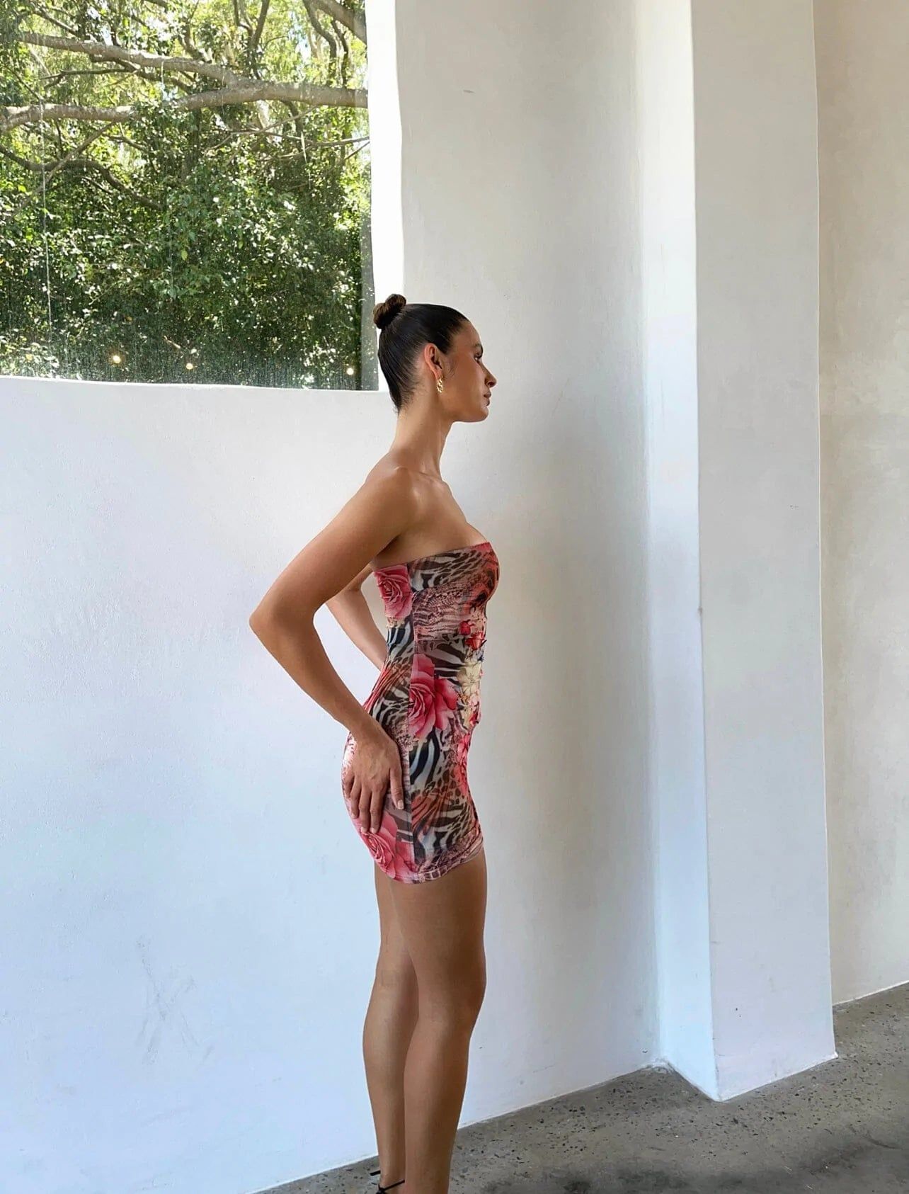 MILEY PRINTED MINI DRESS - OUTCAST EXCLUSIVES sold by Outcast Clothing product image thumbnail 9