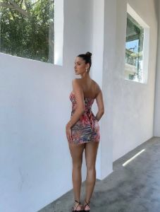 MILEY PRINTED MINI DRESS - OUTCAST EXCLUSIVES sold by Outcast Clothing