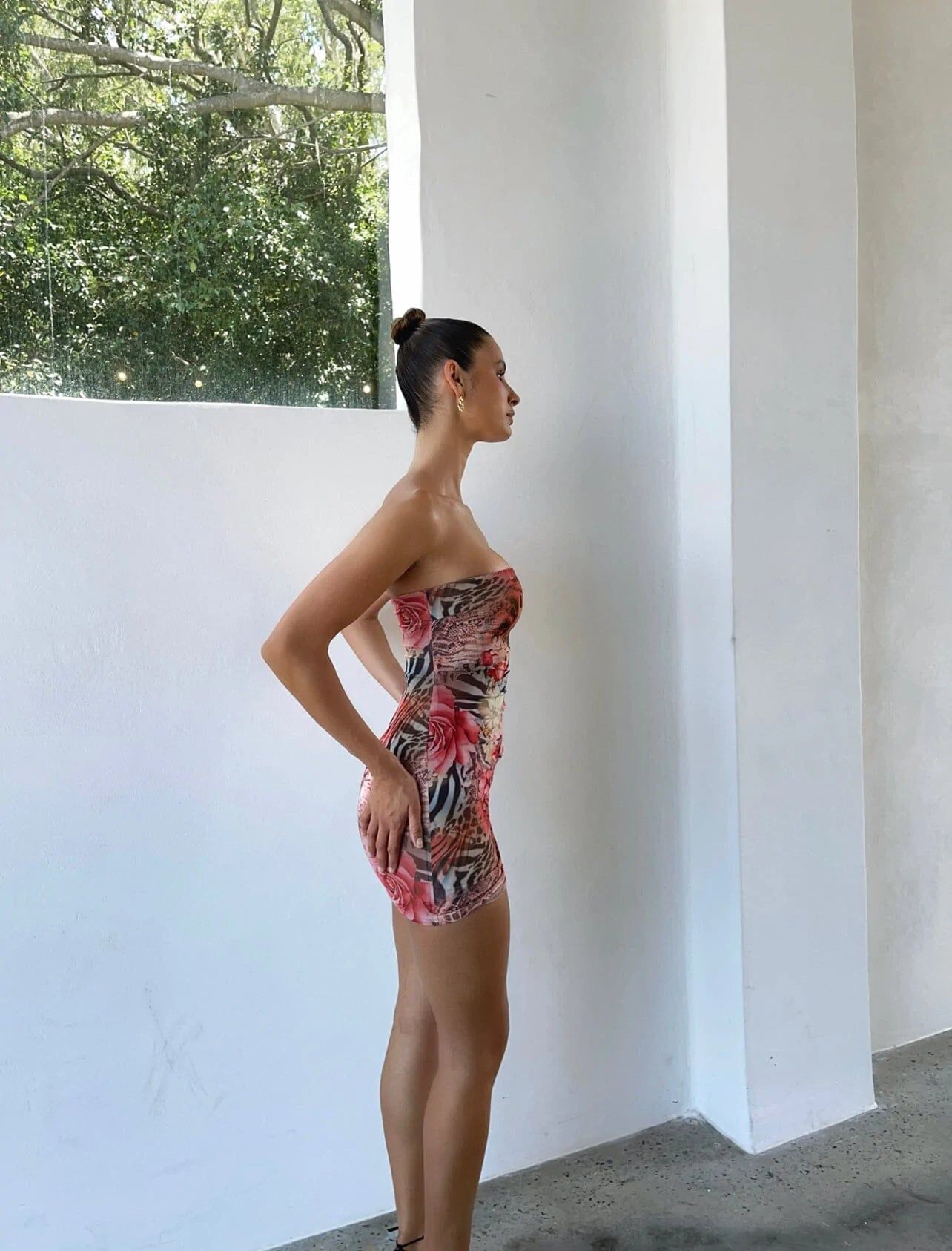 MILEY PRINTED MINI DRESS - OUTCAST EXCLUSIVES sold by Outcast Clothing product image thumbnail 7