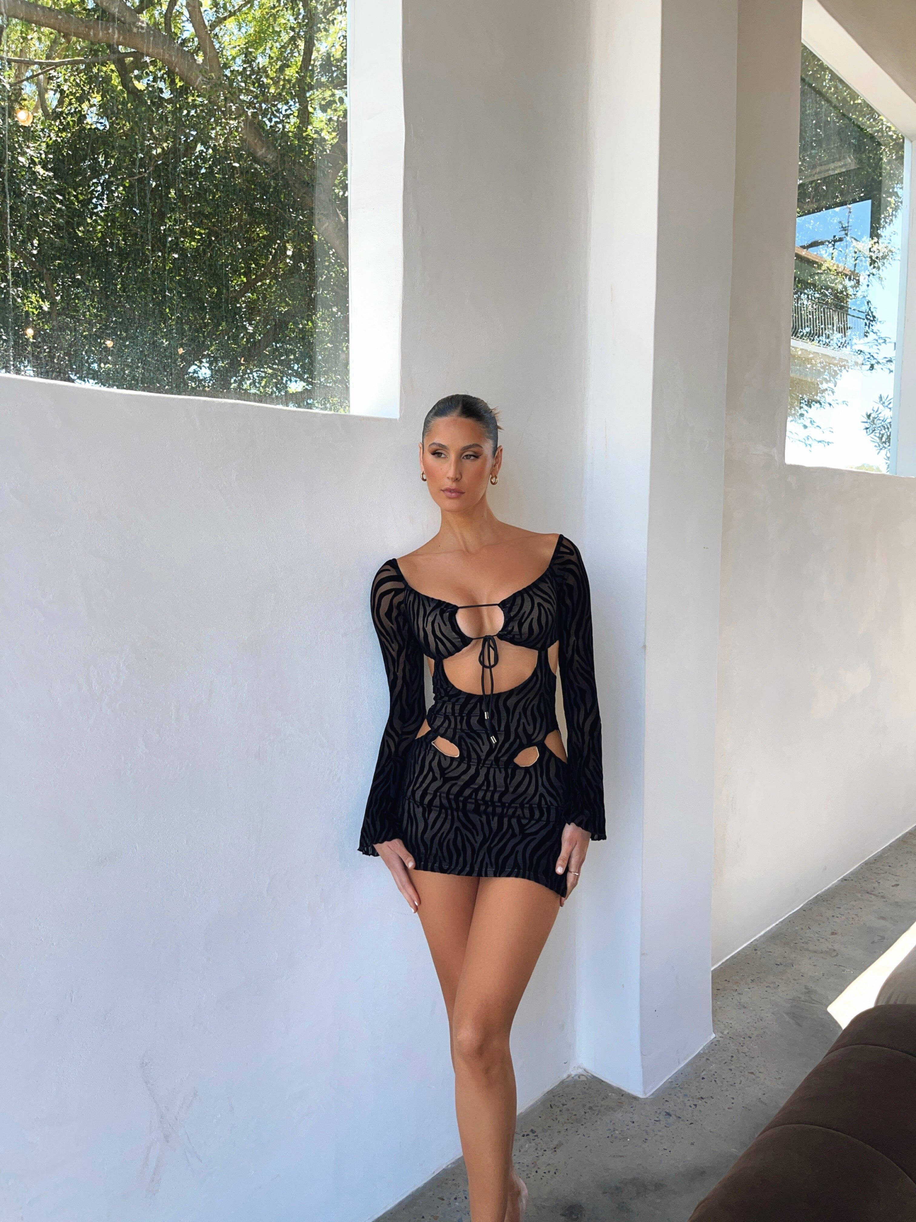 EDEN MINI DRESS BLACK - OUTCAST EXCLUSIVES sold by Outcast Clothing product image thumbnail 2