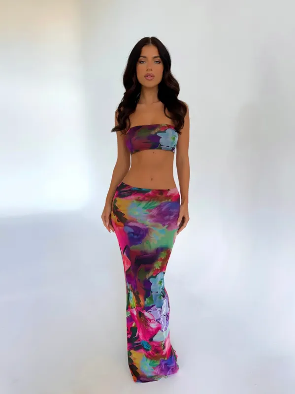 VENUS MAXI SKIRT AZALEA sold by Outcast Clothing