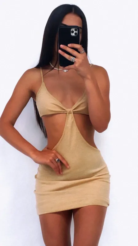 LARAH MINI DRESS CREAM sold by Outcast Clothing