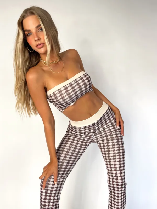 ROME CROP TOP TAN sold by Outcast Clothing