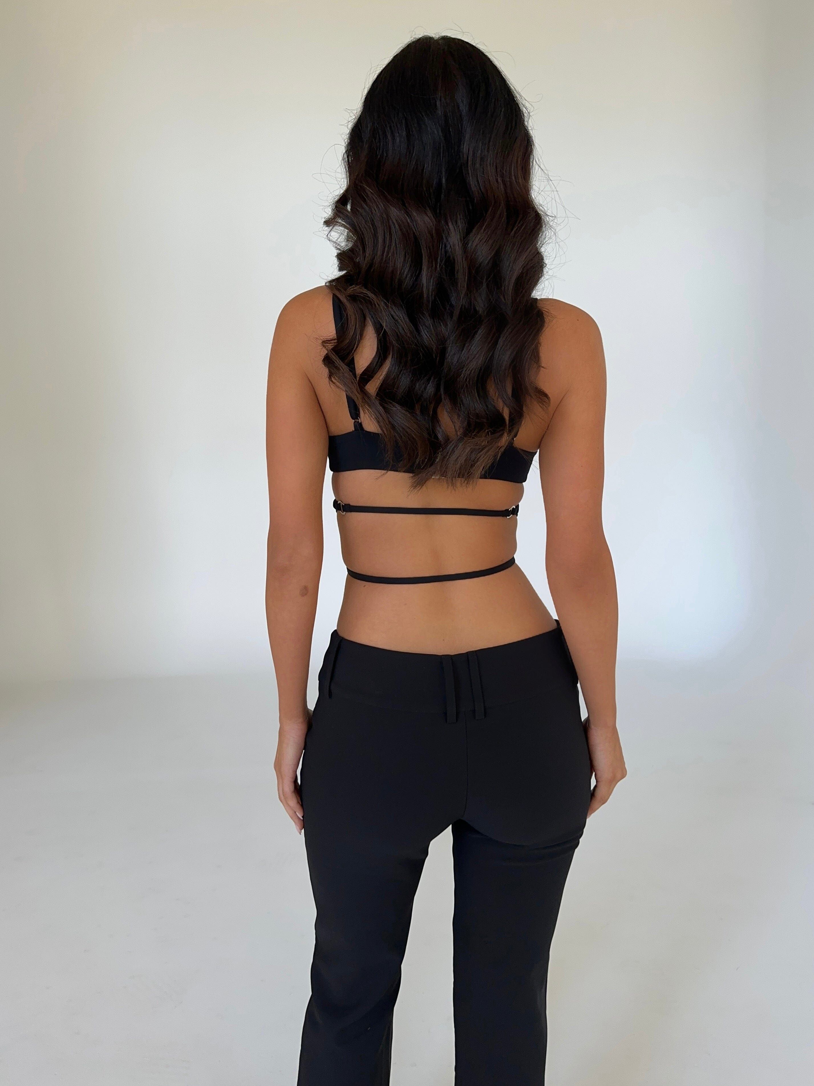 LYRA CROP TOP BLACK sold by Outcast Clothing product image thumbnail 3