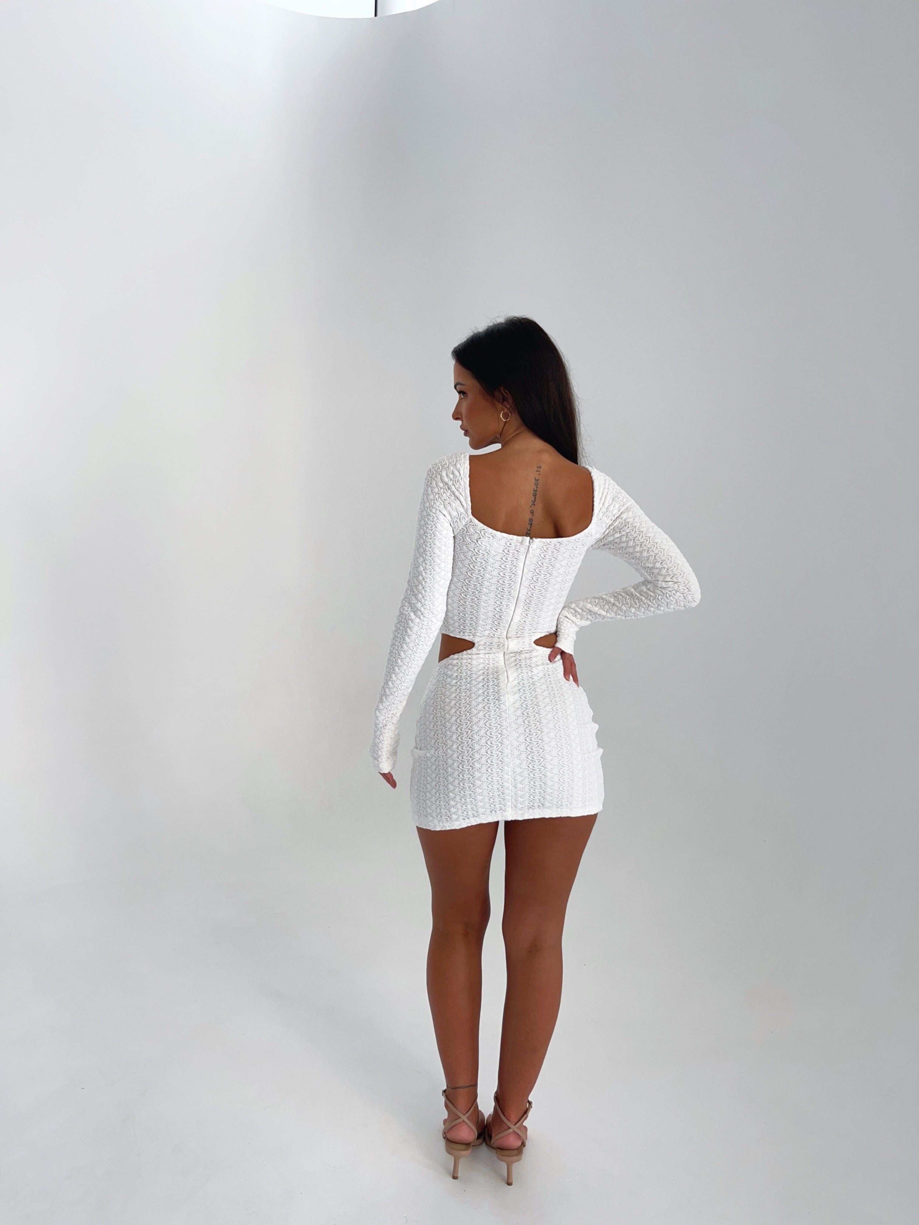 REIGN MINI DRESS WHITE - OUTCAST EXCLUSIVES sold by Outcast Clothing product image thumbnail 5
