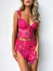 EVALYN MINI SKIRT SUNSET SAMBA sold by Outcast Clothing