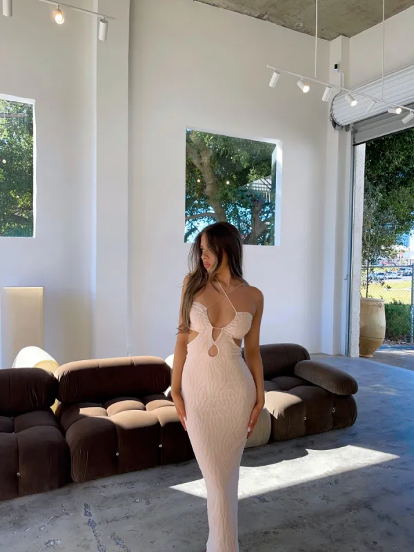 MAY MAXI DRESS NUDE - OUTCAST EXCLUSIVES sold by Outcast Clothing