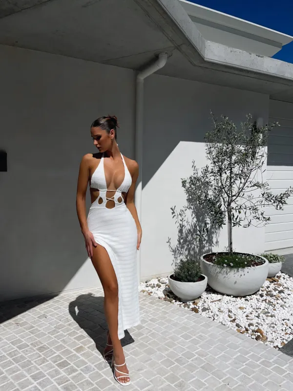 DARYA MAXI DRESS WHITE - OUTCAST EXCLUSIVES sold by Outcast Clothing