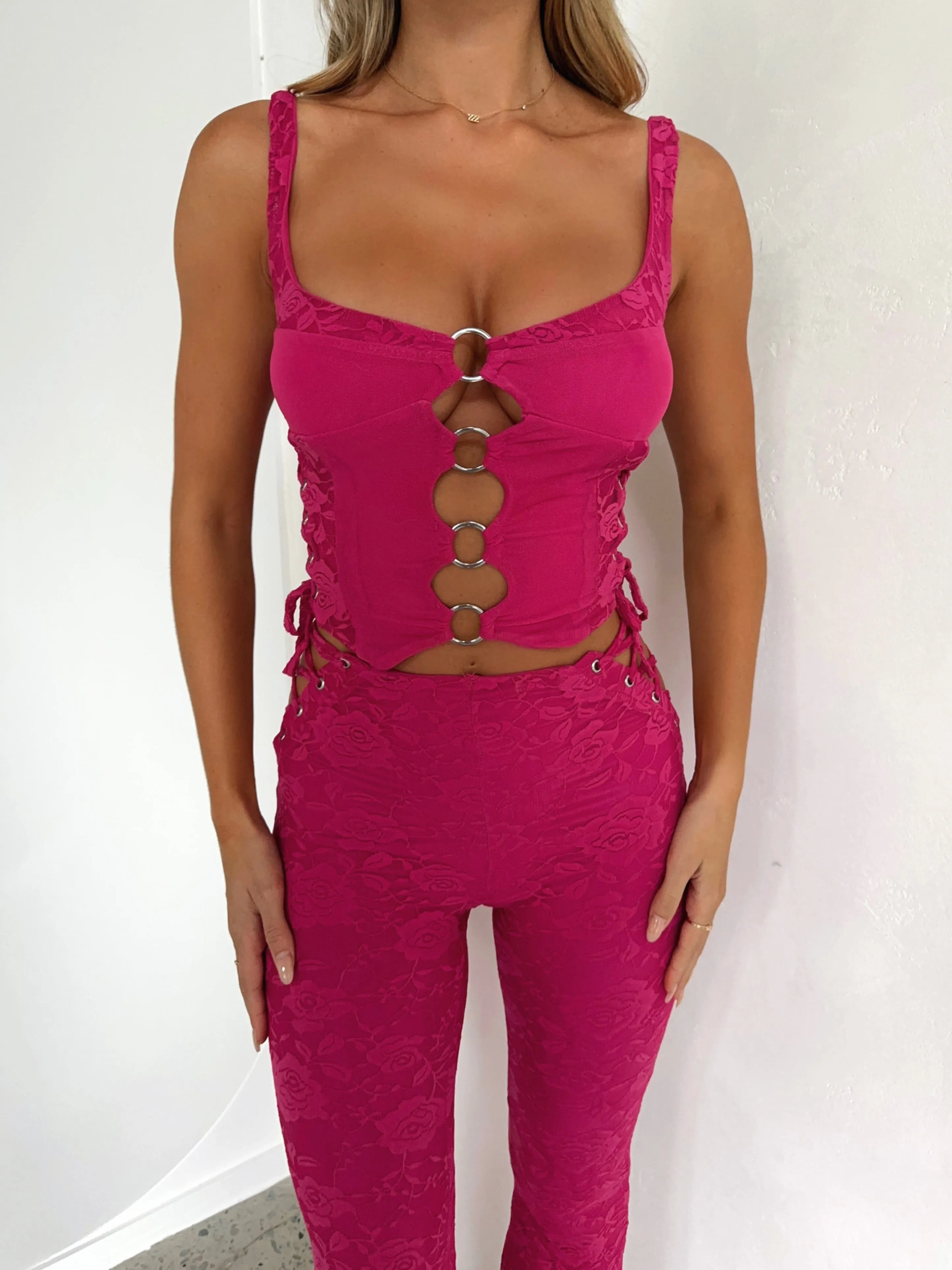 ZENDAYA PANTS PINK sold by Outcast Clothing product image thumbnail 2