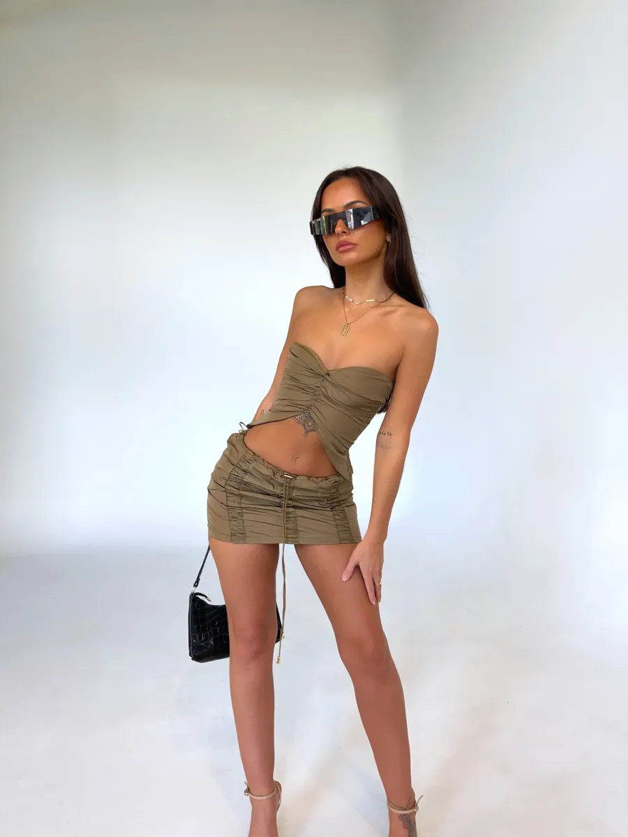 【関税&送料込】CharoRuiz Skirts Brown ACES CARGO MINI SKIRT MOCHA - OUTCAST EXCLUSIVES | Parallel