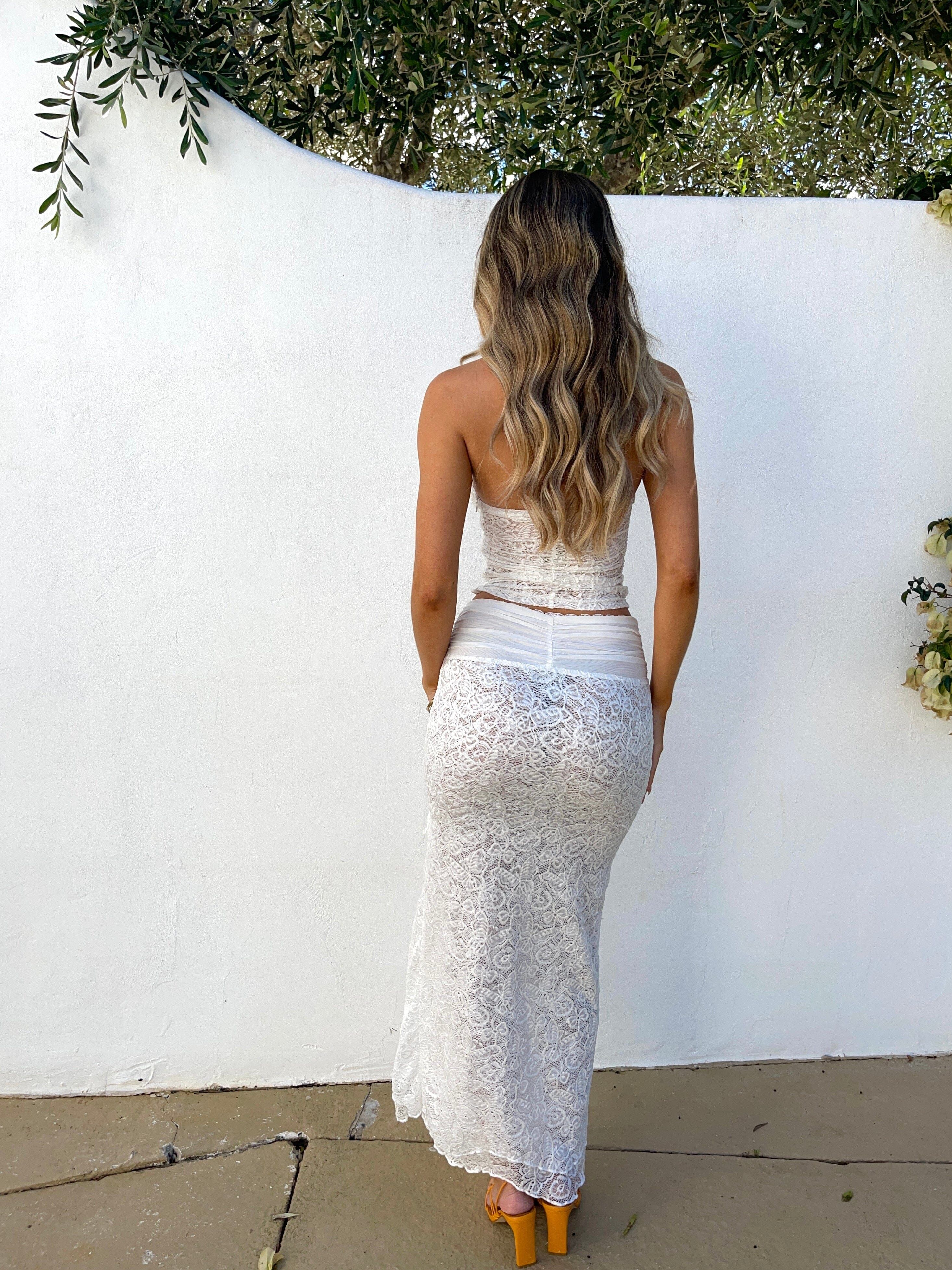 ROZIE MAXI SKIRT WHITE sold by Outcast Clothing product image thumbnail 5