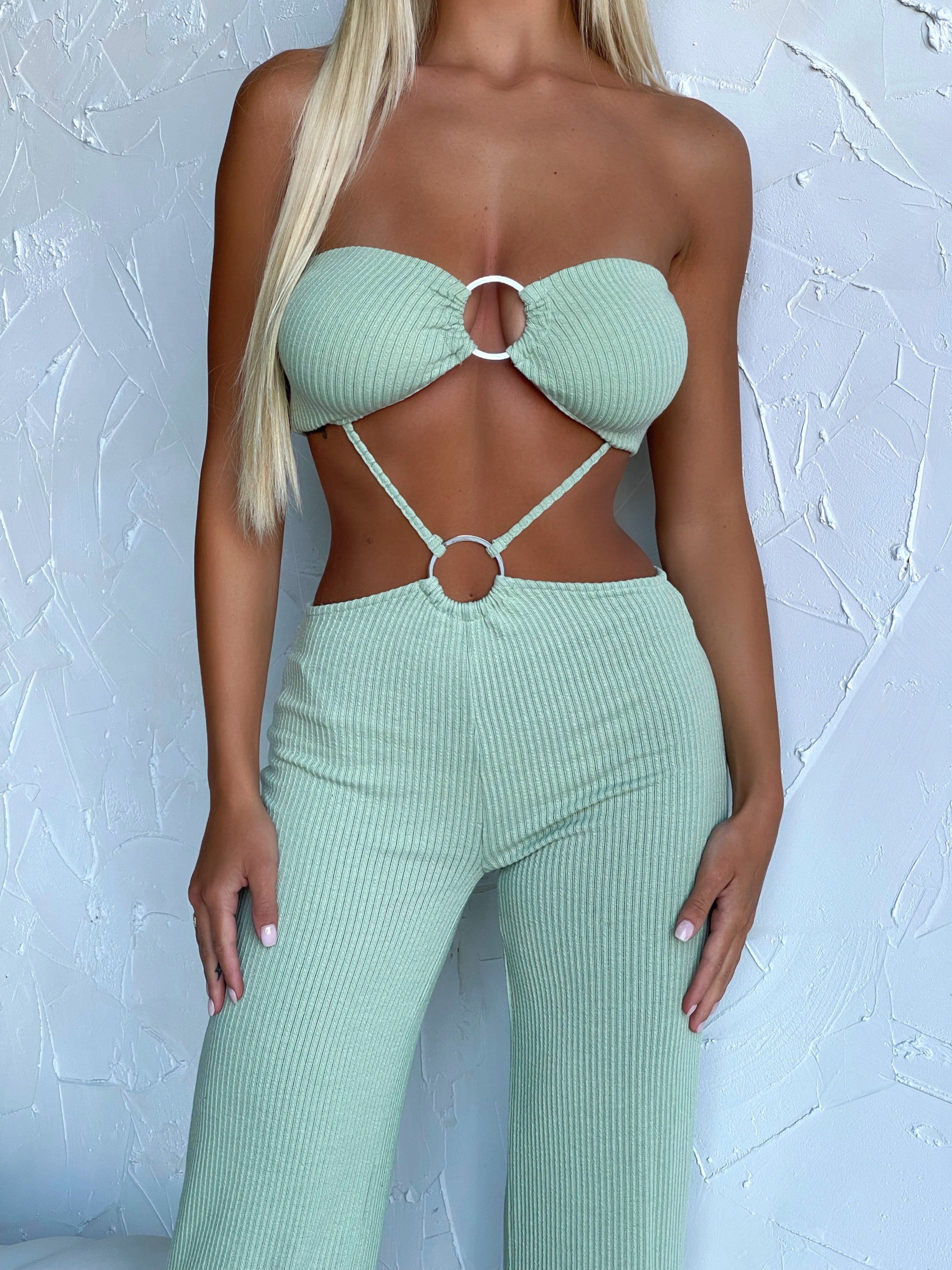 KAYLEE JUMPSUIT SAGE - OUTCAST EXCLUSIVES sold by Outcast Clothing product image thumbnail 3