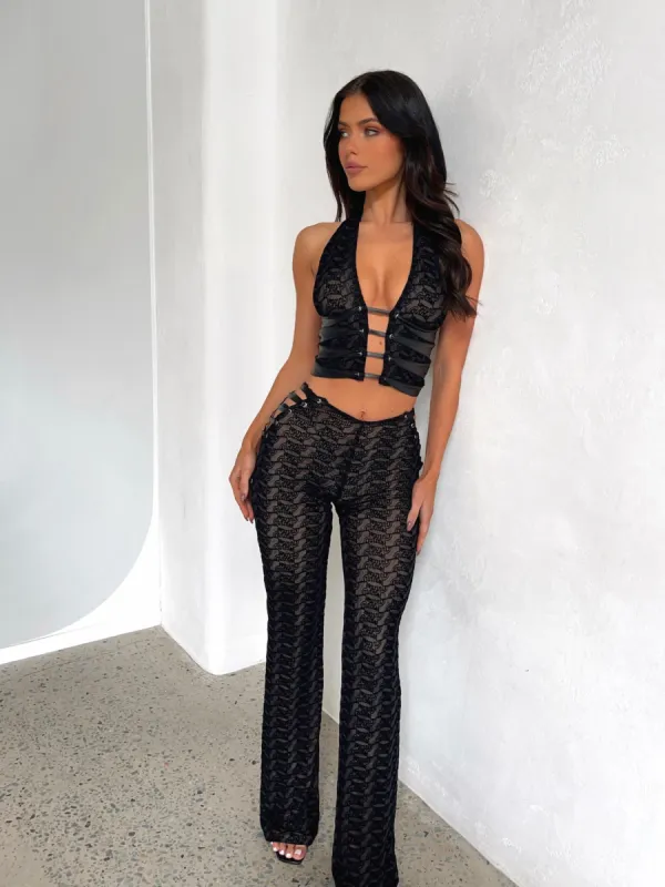 SAWYER PANT BLACK sold by Outcast Clothing