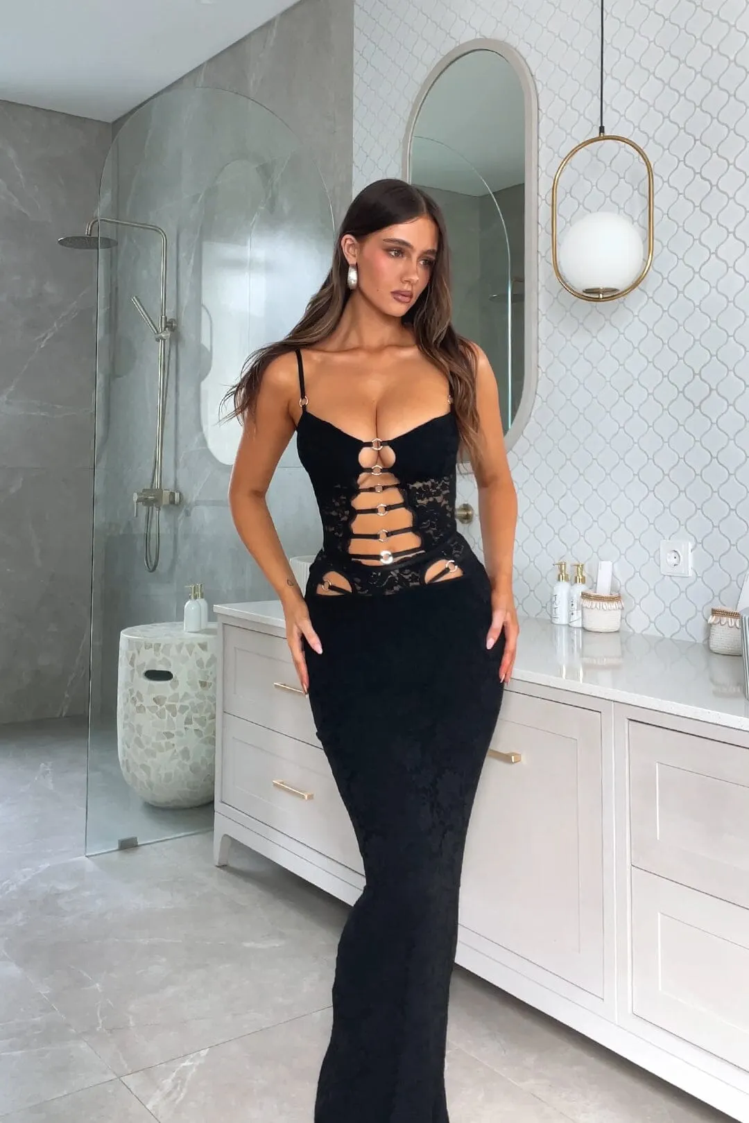 MOONRISE MAXI DRESS BLACK sold by Outcast Clothing product image thumbnail 2