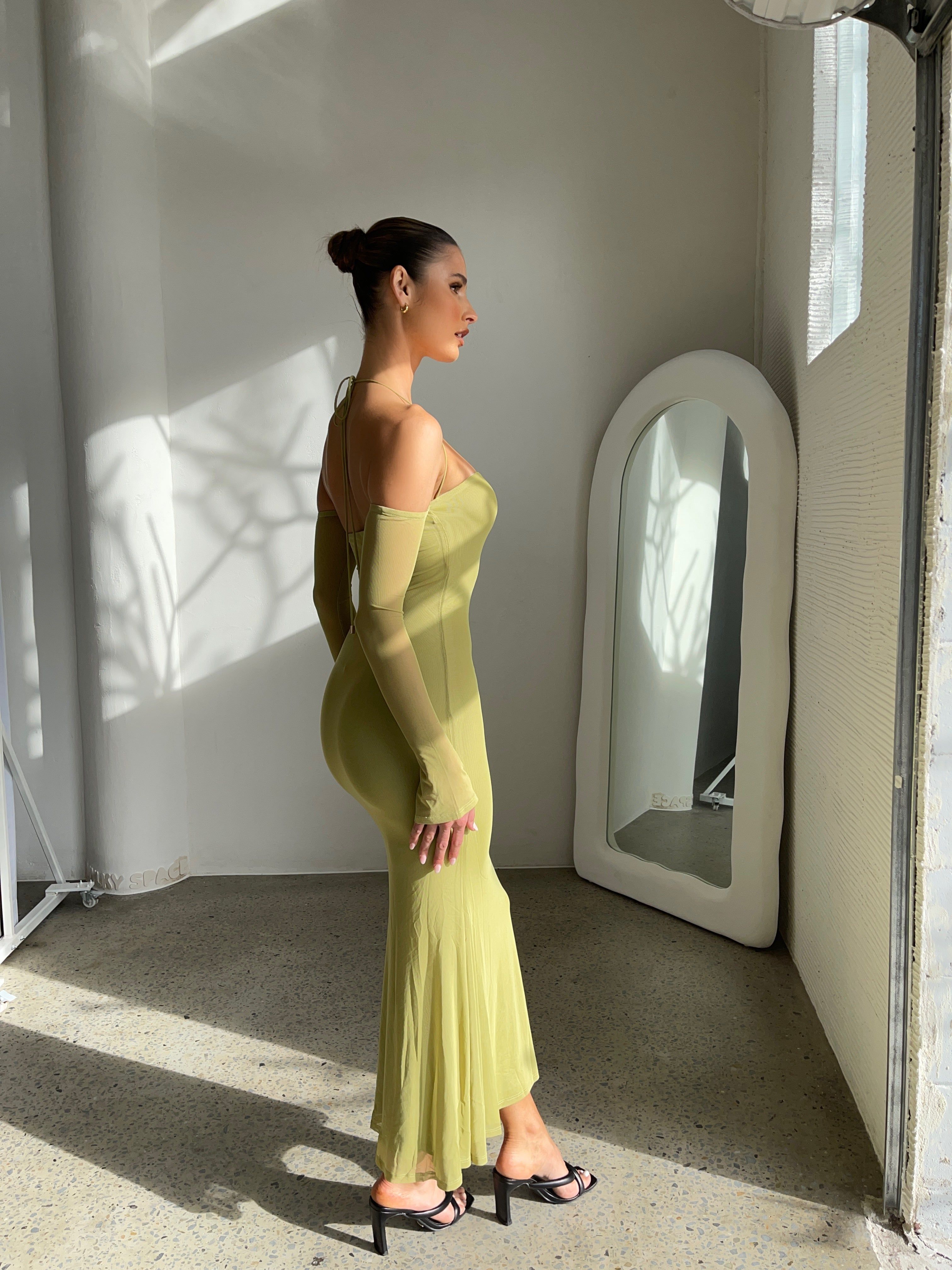 LILA MAXI DRESS SAGE - OUTCAST EXCLUSIVES sold by Outcast Clothing product image thumbnail 6