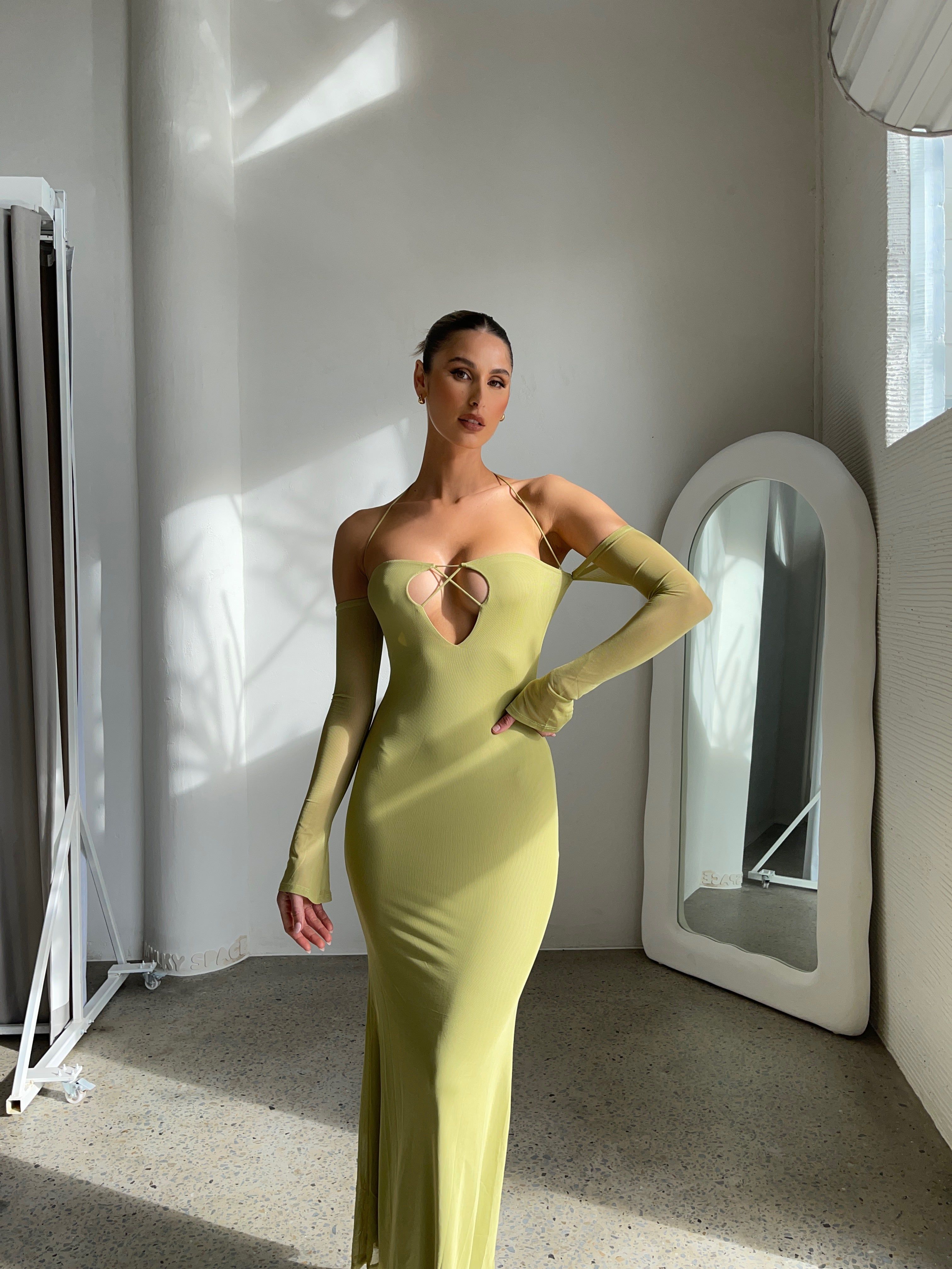 LILA MAXI DRESS SAGE - OUTCAST EXCLUSIVES sold by Outcast Clothing product image thumbnail 5