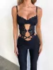 ZEPHYR JUMPSUIT BLACK sold by Outcast Clothing