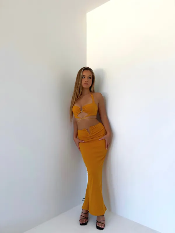 ASHLEIGH MAXI SKIRT MANGO - OUTCAST EXCLUSIVES sold by Outcast Clothing