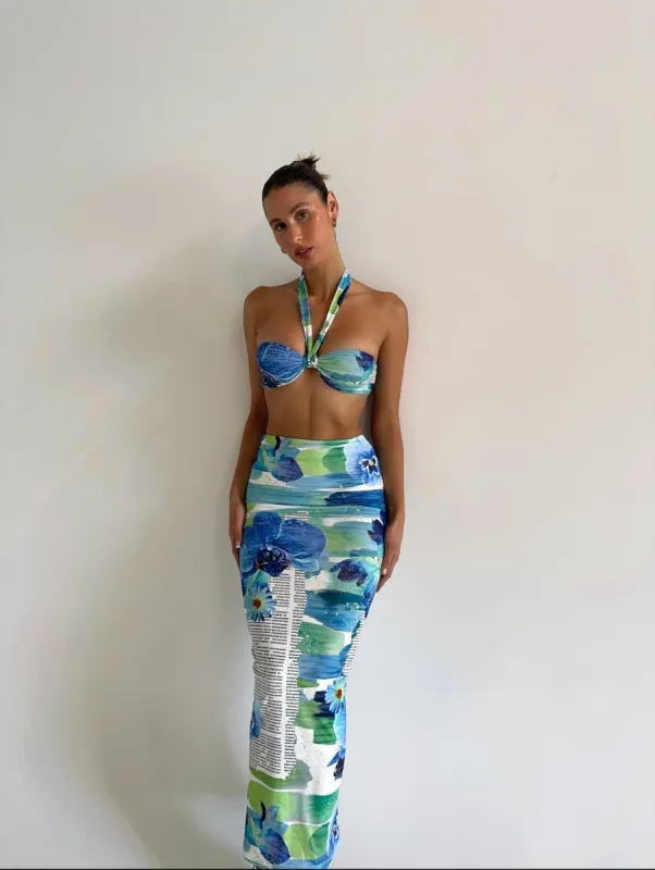 CAPRESE MAXI SKIRT - OUTCAST EXCLUSIVES sold by Outcast Clothing