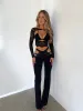 ADELINE TOP BLACK sold by Outcast Clothing