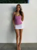 SOLA MESH CORSET TOP PINK sold by Outcast Clothing