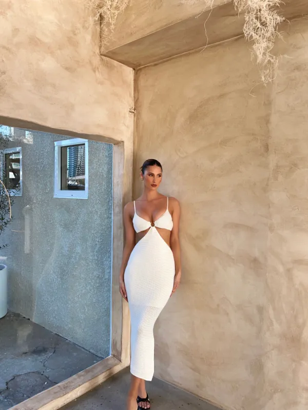 ALEXIS MAXI DRESS WHITE - OUTCAST EXCLUSIVES sold by Outcast Clothing