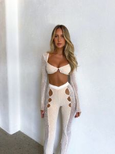 LYON CROP TOP NUDE sold by Outcast Clothing