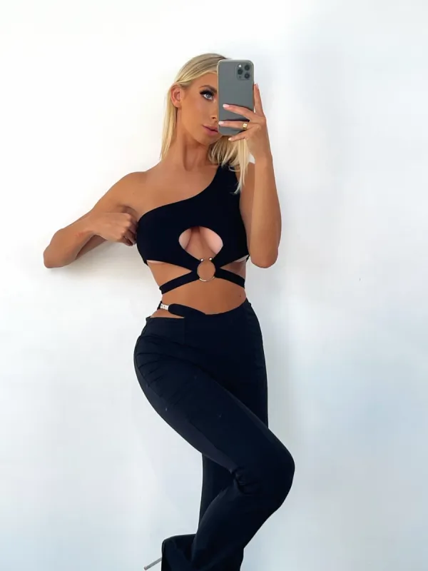 RUNNING WILD PANTS BLACK - OUTCAST EXCLUSIVES sold by Outcast Clothing