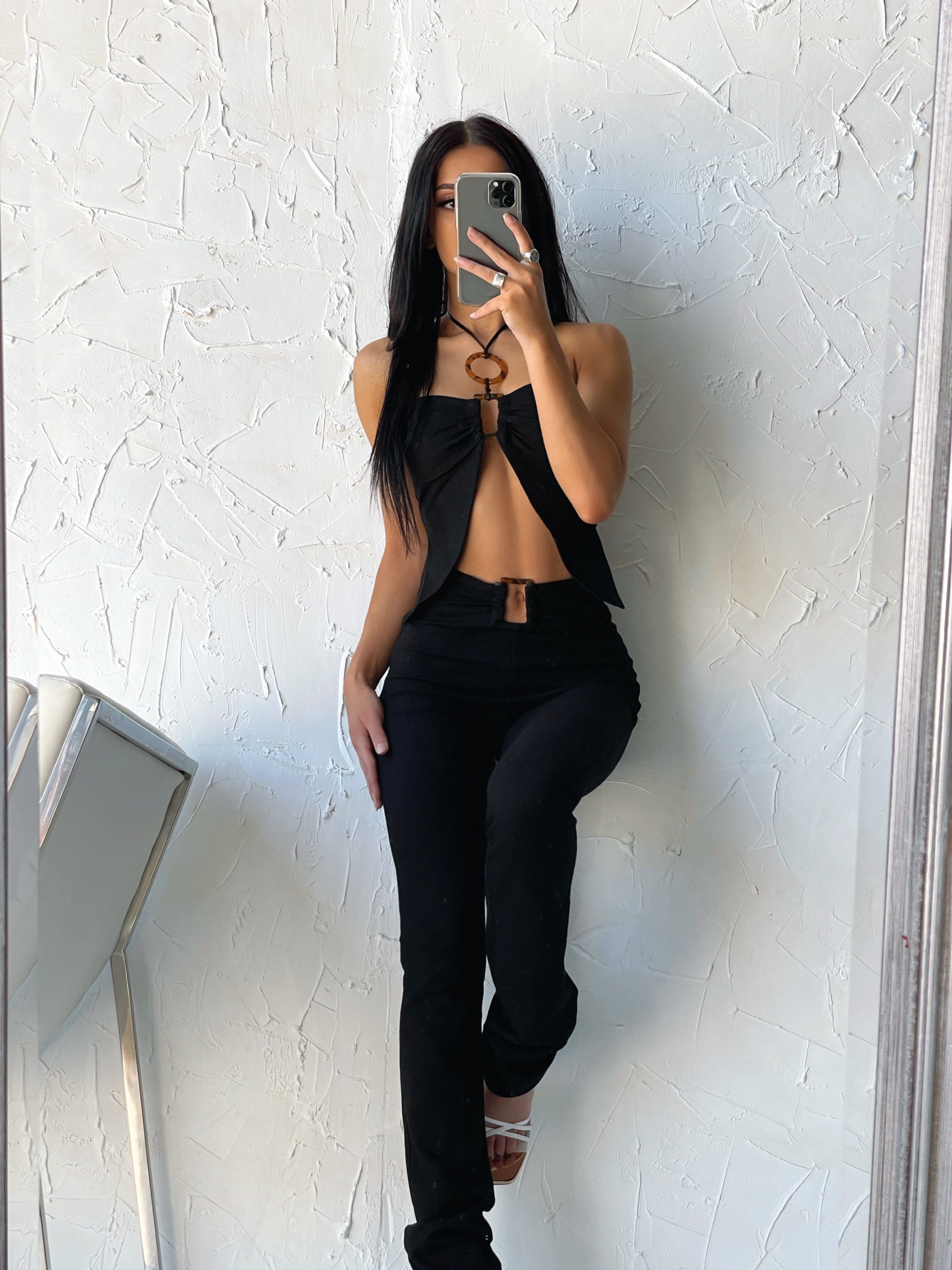 NELLY PANTS BLACK - OUTCAST EXCLUSIVES sold by Outcast Clothing product image thumbnail 3