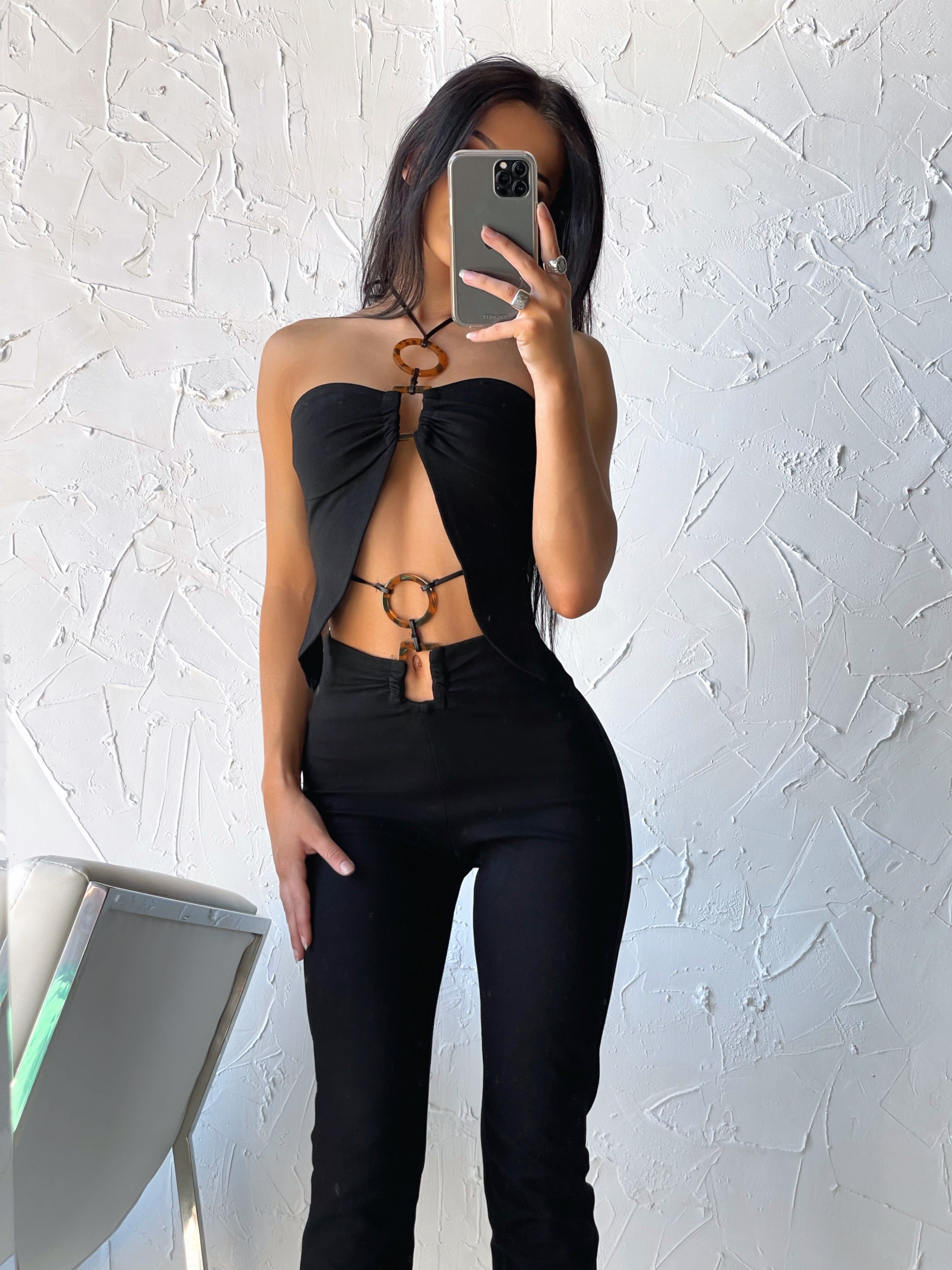 NELLY PANTS BLACK - OUTCAST EXCLUSIVES sold by Outcast Clothing product image thumbnail 2