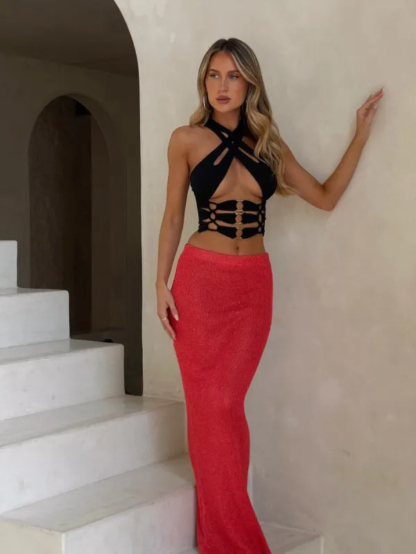 EVERA TOP BLACK made by Outcast Clothing