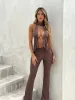 LARNIE TOP MOCHA sold by Outcast Clothing
