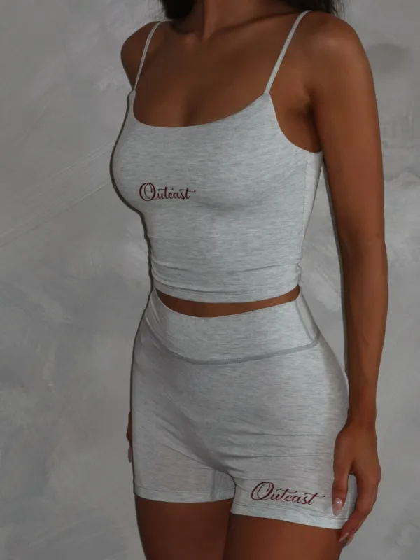 BRAXTON BIKE SHORTS GREY sold by Outcast Clothing