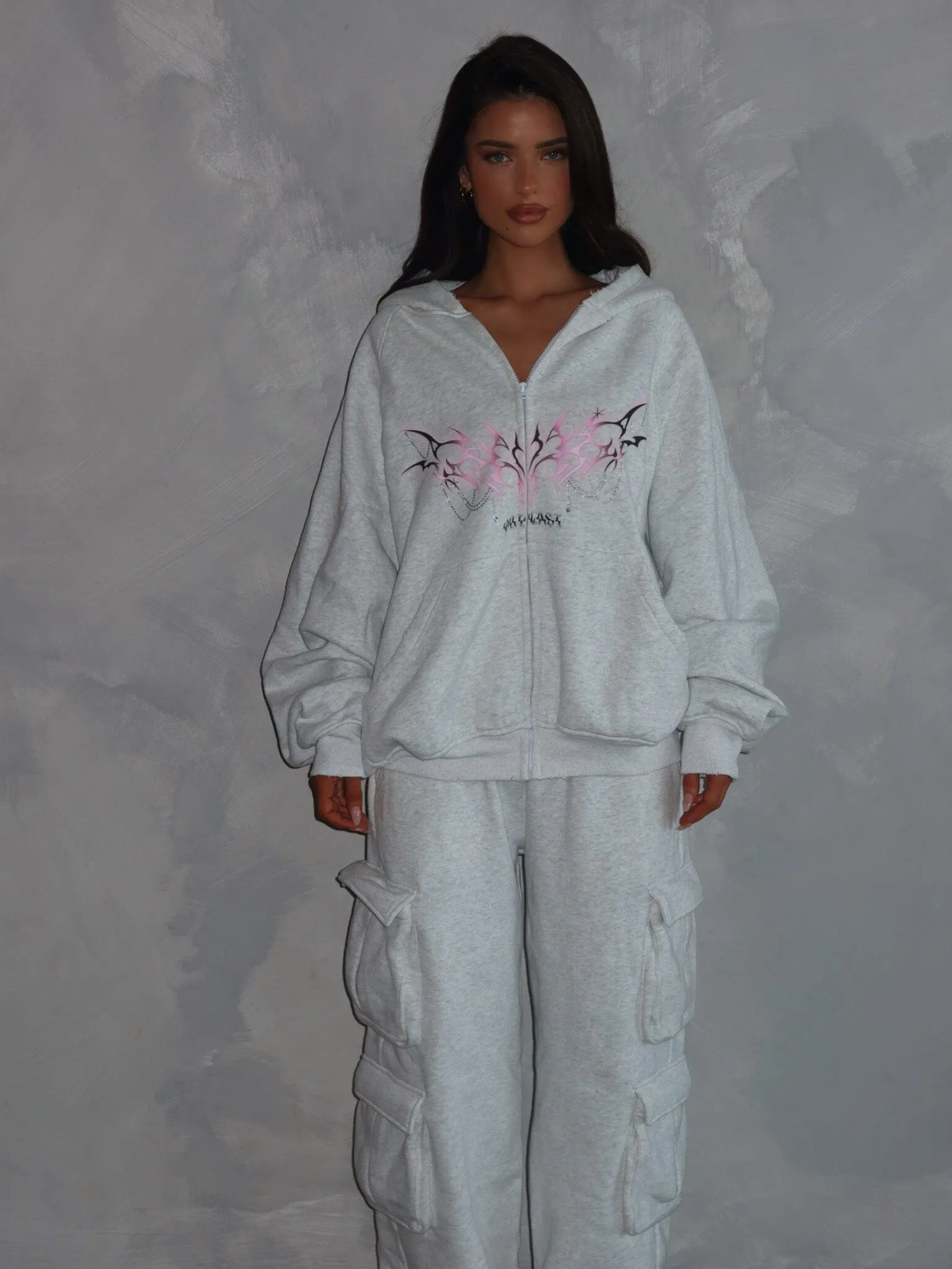 PARSON ZIP HOODIE GREY sold by Outcast Clothing