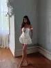 QUINTANA MINI SKIRT WHITE sold by Outcast Clothing