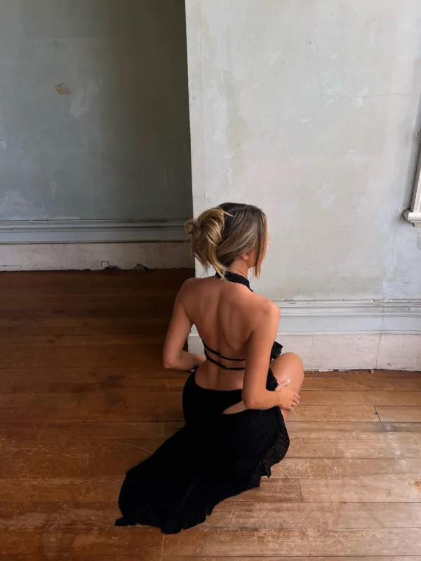 GLORIA TOP BLACK sold by Outcast Clothing