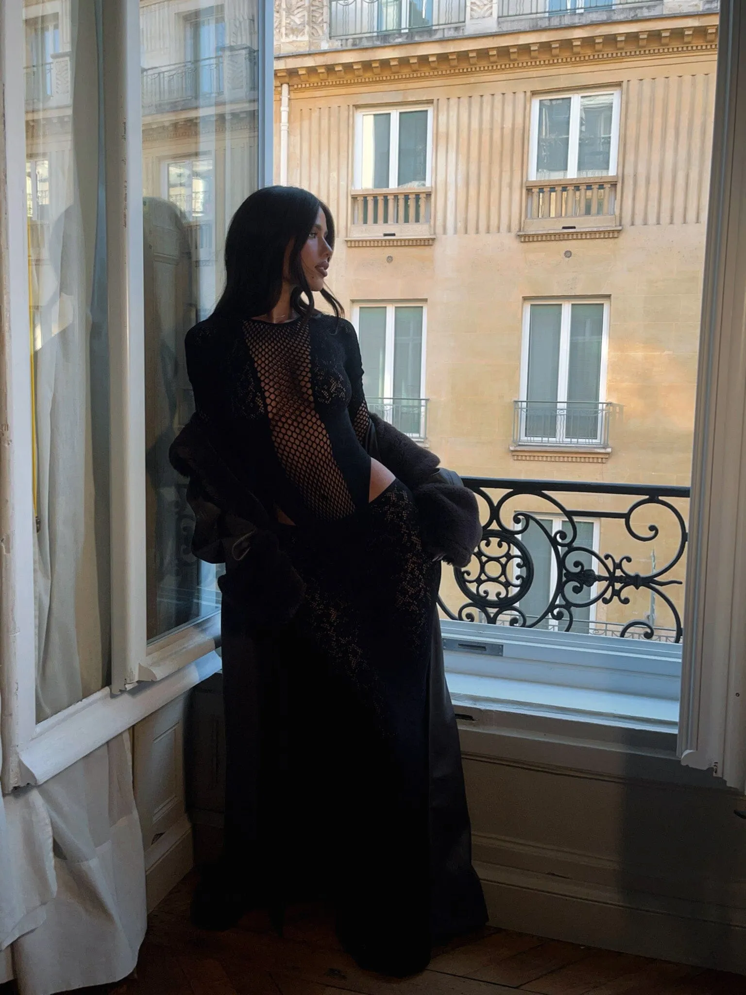 KERENSA MAXI SKIRT BLACK sold by Outcast Clothing product image thumbnail 3