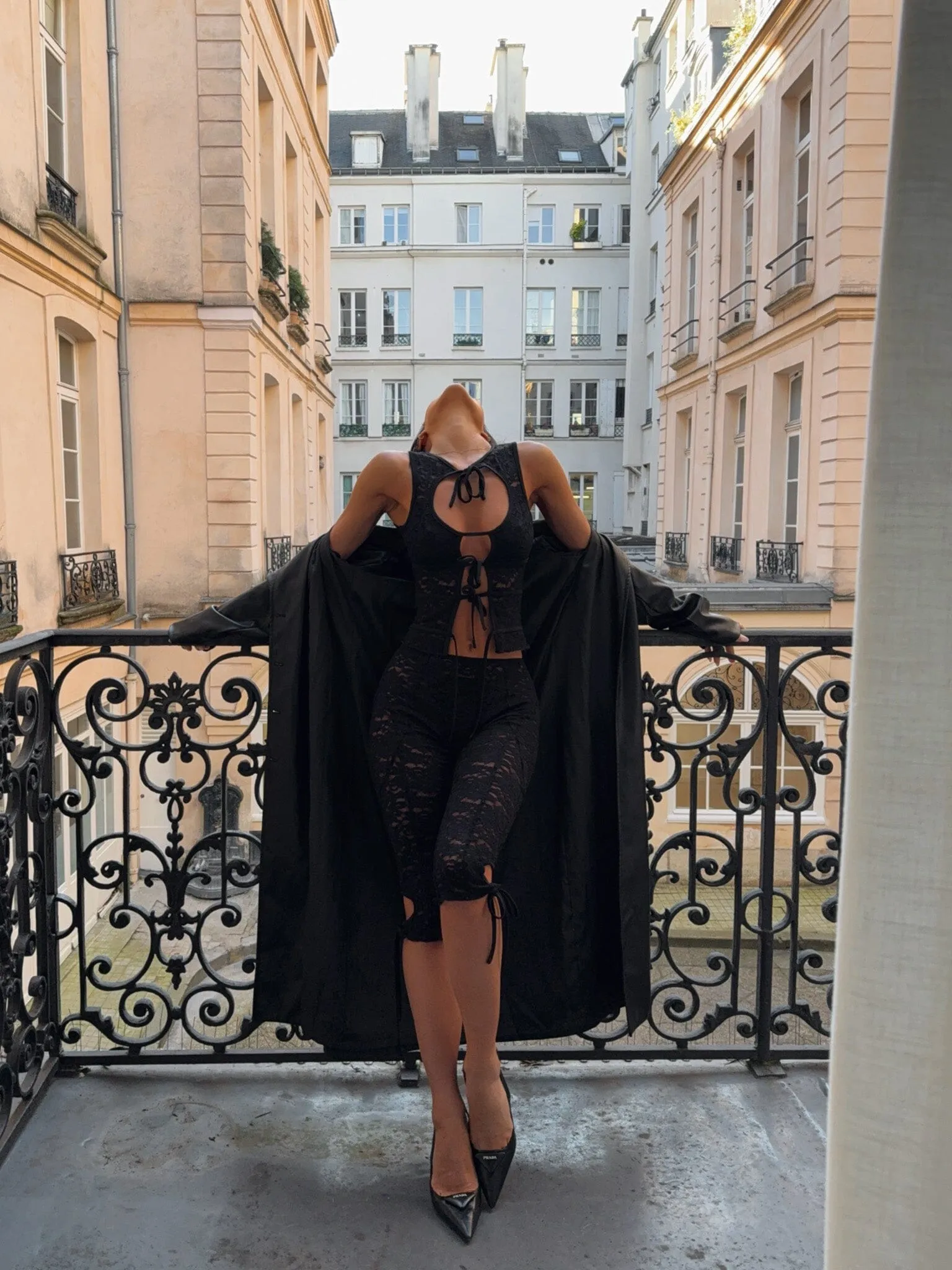 TAYLAH CAPRI BLACK sold by Outcast Clothing product image thumbnail 3